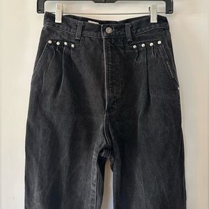 Vintage Rocky Mountain Jeans Black High Waist Size 7